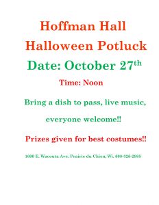 Halloween Potluck - Hoffman Hall