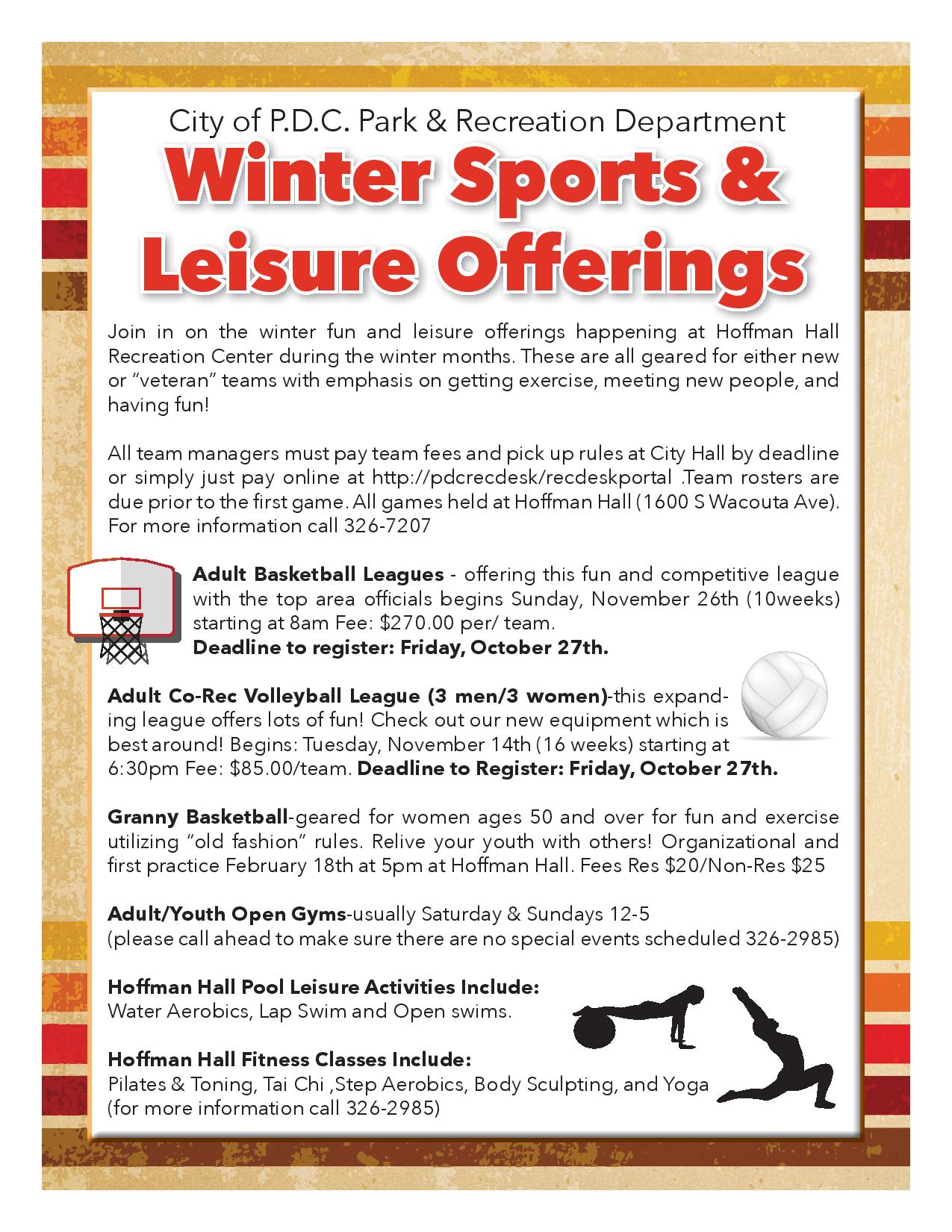 Winter Sports and Leisure Guide