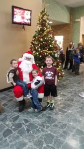 Santa at Hoffman Hall