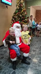 Santa at Hoffman Hall